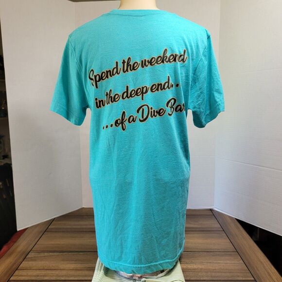 Garth Brooks Dive Bar Graphic SS Tee Teal - Picture 4 of 4